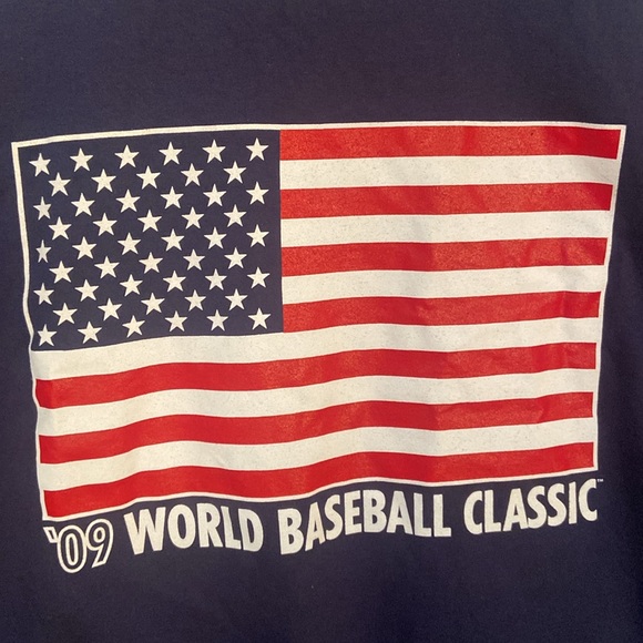 🔥EC🔥F/B 2009 United States 100% Cotton World Baseball Classic T-shirt. - Picture 7 of 7